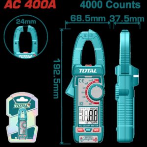 PINZA VOLTIAMPERIMETRICA 400V DIGITAL INDUSTRIAL SUPER TOTAL (TMT762001)