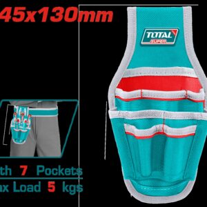 PORTA HERRAMIENTA DE 7 BOLSILLOS CAPACIDAD MAXIMA 5KG TOTAL (THT16P40125)