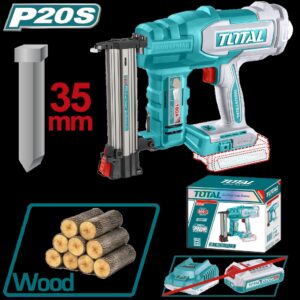 CLAVADORA INALAMBRICA 35MM 20V NO INCLUYE BATERIA Y CARGADOR INDUSTRIAL SUPER TOTAL (TCBNLI2005)