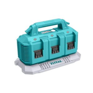CARGADOR INTELIGENTE DE 6 PUERTOS PARA BATERIAS 20V INDUSTRIAL SUPER TOTAL (UTFCLI2064)
