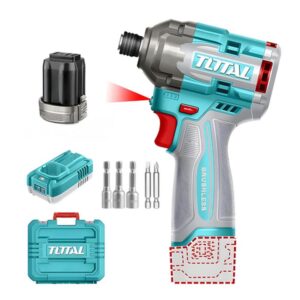 ATORNILLADOR DE IMPACTO INALAMBRICO 16V 170NM INCLUYE 2 BATERIAS 2.0AH, CARGADOR, PUNTA TALADRO Y COPA INDUSTRIAL SUPER TOTAL (UTIRLI16178)