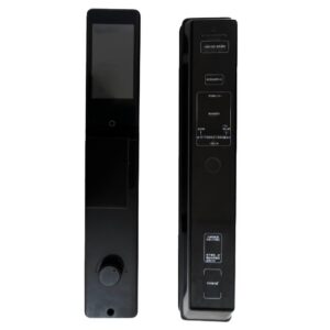 CERRADURA DIGITAL INTELIGENTE DE SEGURIDAD CON VIDEO PORTERO APERTURA CON RECONOCIMIENTO FACIAL, CLAVE, HUELLA, TARJETA, APP TUYA Y SMART LIFE WIFI UDUKE (HT3309)