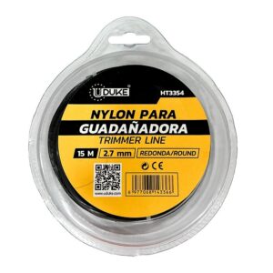 NYLON PARA GUADAÑADORA 2.7MM X 15M NEGRO UDUKE (HT3354)