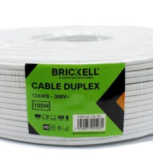 CABLE DUPLEX 2 X 12 (BK-781) (RETIE)