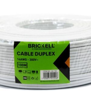 CABLE DUPLEX 2 X 14 (BK-782) (RETIE)