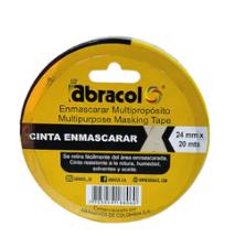 CINTA ENMASCARAR ABRACOL 24MMX40MTS 1"