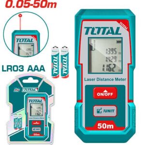 MEDIDOR DE DISTANCIAS LASER 50MTS INDUSTRIAL SUPER TOTAL (TMT55016)