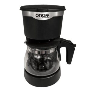 CAFETERA 1,2 LITROS NEGRA ONOFF PS (RP1365)