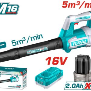 SOPLADORA INALAMBRICA 16V INCLUYE 2 BATERIAS 2.0AH Y CARGADOR INDUSTRIAL TOTAL (UTABLI168082)