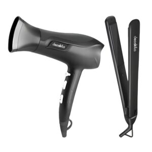 COMBO DE PLANCHA Y SECADOR 120V DECAKILA (KUHS041B)