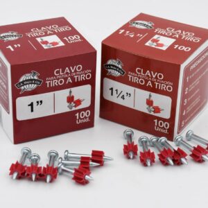 CLAVO PARA FIJACION TIRO A TIRO 1 1/4" X 100 UNDS CA MEJIA (5256C00002)