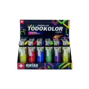 ENCENDEDOR SWISSLITE REGULAR TODOKOLOR RASTRILLO (SLSSTK)