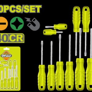 JUEGO DESTORNILLADORES X 8 PZS PUNTA IMANTADA DYLLU (DTSS2410)