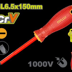 DESTORNILLADOR (-) 6" AISLADO 1000V DYLLU (DTSD7266)