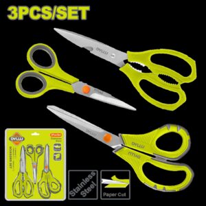JUEGO DE TIJERAS X 3 PZS DYLLU (DTSX4603)