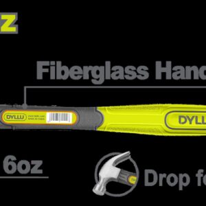 MARTILLO 16OZ MANGO FIBRA DE VIDRIO DYLLU (DTHM3316)