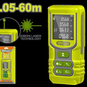 MEDIDOR DE DISTANCIA LASER 60M LUZ VERDE DYLLU (DTDL1526)