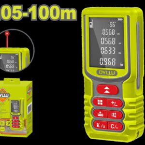 MEDIDOR DE DISTANCIA LASER 100M LUZ ROJA DYLLU (DTDL1520)