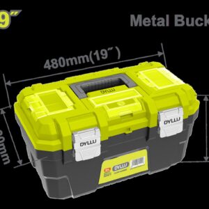 CAJA DE HERRAMIENTA 19" PLÁSTICA CIERRE METALICO DYLLU (DTTB3319)