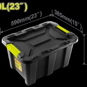 CAJA DE ALMACENAJE PLÁSTICA 23" 40L DYLLU (DTTB3340)