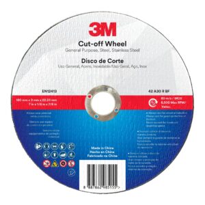 DISCO 3M CORTE METAL/ACERO INOX 7" PLANO (UU013548639)