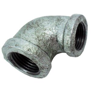 GALVANIZADO CODO 1/2 CON REDUCCION 3/8 (FINO) M.P