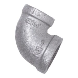 GALVANIZADO CODO 1/2 CON REDUCCION 3/8 (FINO) PQT X 1 UDUKE