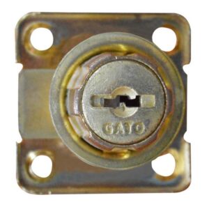 CHAPA NOCHERO GATO CUADRADA 1550LATON BRILLANTE