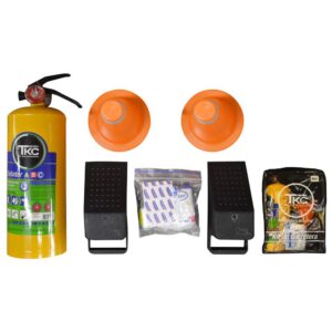 KIT CARRETERA PARA CARRO TKC ESTUCHE X 5 PCS -REGLAMENTARIO (EXTINTOR DE 5 LBS) REF-106772