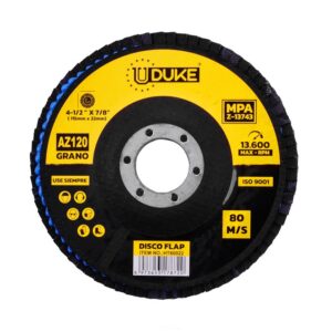DISCO FLAP UDUKE 4 1/2 GRANO 120 (115MM X 22MM) (HT60022)