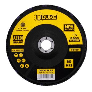 DISCO FLAP UDUKE 7 GRANO 120 (180MM X 22MM) (HT60025)
