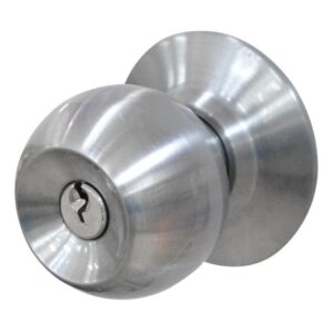 CHAPA BOLA ENTRADA PRINCIPAL P/METALICO OVALADO CROMADA CAROLINA YALE (6377)