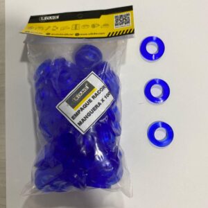 EMPAQUE MANGUERA SILICONADO AZUL (BOLSA X 100)(PRECIO X BOLSA)