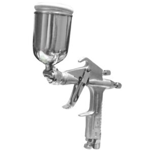 AEROGRAFO UDUKE PROFESIONAL USA VASO DE 150 CC PISTOLA F2 CROMADA (ABANICO) (HT30568)