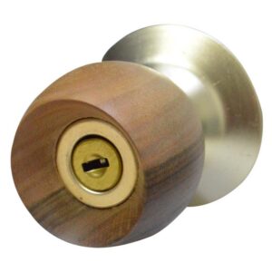 CHAPA BOLA BANO P/MADERA SEGUREX ACABADO DORADO(A40S)(1140MBG)