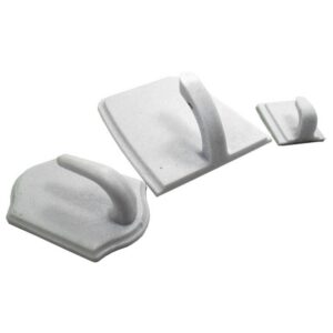 GANCHO ADHESIVO BARROCO BLANCO (40*55MM)