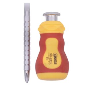 DESTORNILLADOR DOBLE PUNTA PUNO CON SEGURO (1/4X1-21/2) PQT X 1 UDUKE