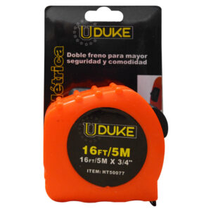 METRO 5 MTS PASTA NARANJA EN BLISTER UDUKE (HT50077)