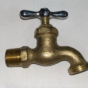 GRIFO NACIONAL BRONCE PESADO MEDIANO CHAPOLA PULIDA (GRIFOSS REF-213)