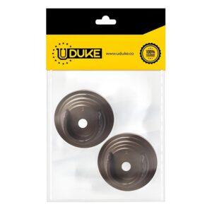 ACCESORIO CORTINERO PLAFON CAFE EN U (ABIERTO) 3/4 PAQ X 2 UDUKE