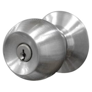 CHAPA BOLA ALCOBA P/METALICO OVALADO CROMADA CAROLINA YALE (6376)