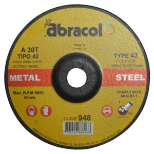 DISCO ABRACOL C/M 7 X 1/8 (DT42 180X32X3175MM (CLAVE 948) (ABD4A0030070)