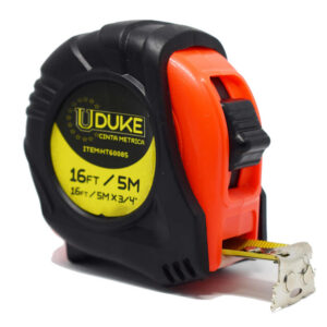 METRO 5 MTS HOJA 19MM CAUCHO EN BLISTER UDUKE (HT60085)