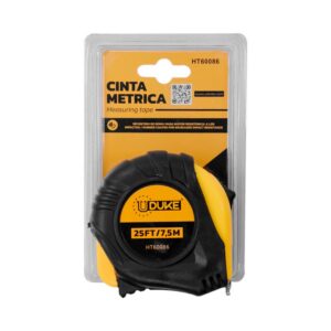 METRO 7.5 MTS HOJA 25MM CAUCHO EN BLISTER UDUKE (HT60086)
