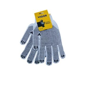 GUANTE LLUVIA 2 CARAS GRANDE VIGOR (PUNTOS NEGROS) (GU-06)