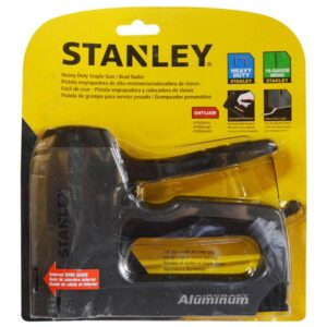 GRAPADORA + CLAVADORA TAPICERIA ALUMINIO STANLEY TRABAJO PESADO (TR250)