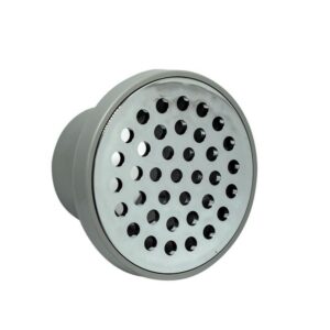 LINEA GRIVAL REJILLA PLASTICA REDONDA CROMADA SOSCO 3X2 (937143331) (PAQ X 6)