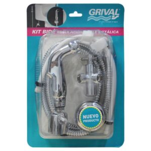 LINEA GRIVAL DUCHA TELEFONO BIDE COMPLETA + REGULACION DOBLE METALICA + ACOPLE (937330001)