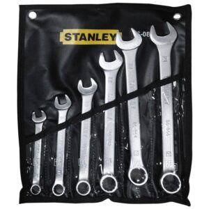 LLAVE MIXTA STANLEY JUEGO X6(MM) PANO (86-080) (10-12-14-17-19-21)