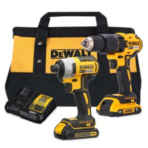 COMBO DEWALT (DCK276D2-B3) TALADRO PERCUTOR 20V MAX BRUSHLESS (DCD7781-B3) + ATORNILLADOR DE IMPACTO 1/4 20V (DCF7871)